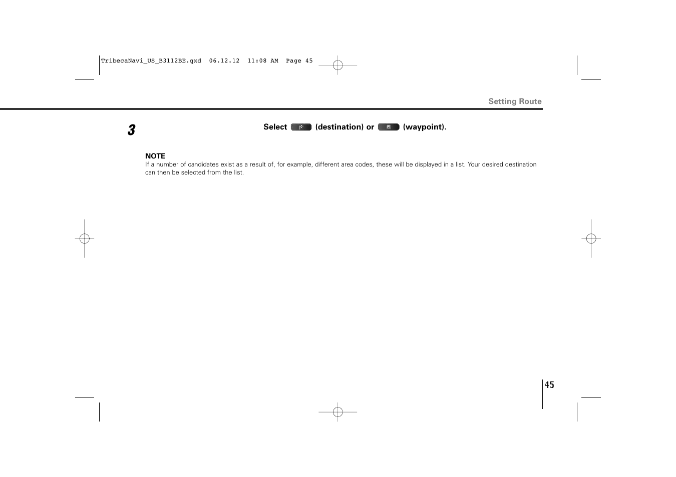 Subaru 2012 Tribeca Navigation System User Manual | Page 46 / 126