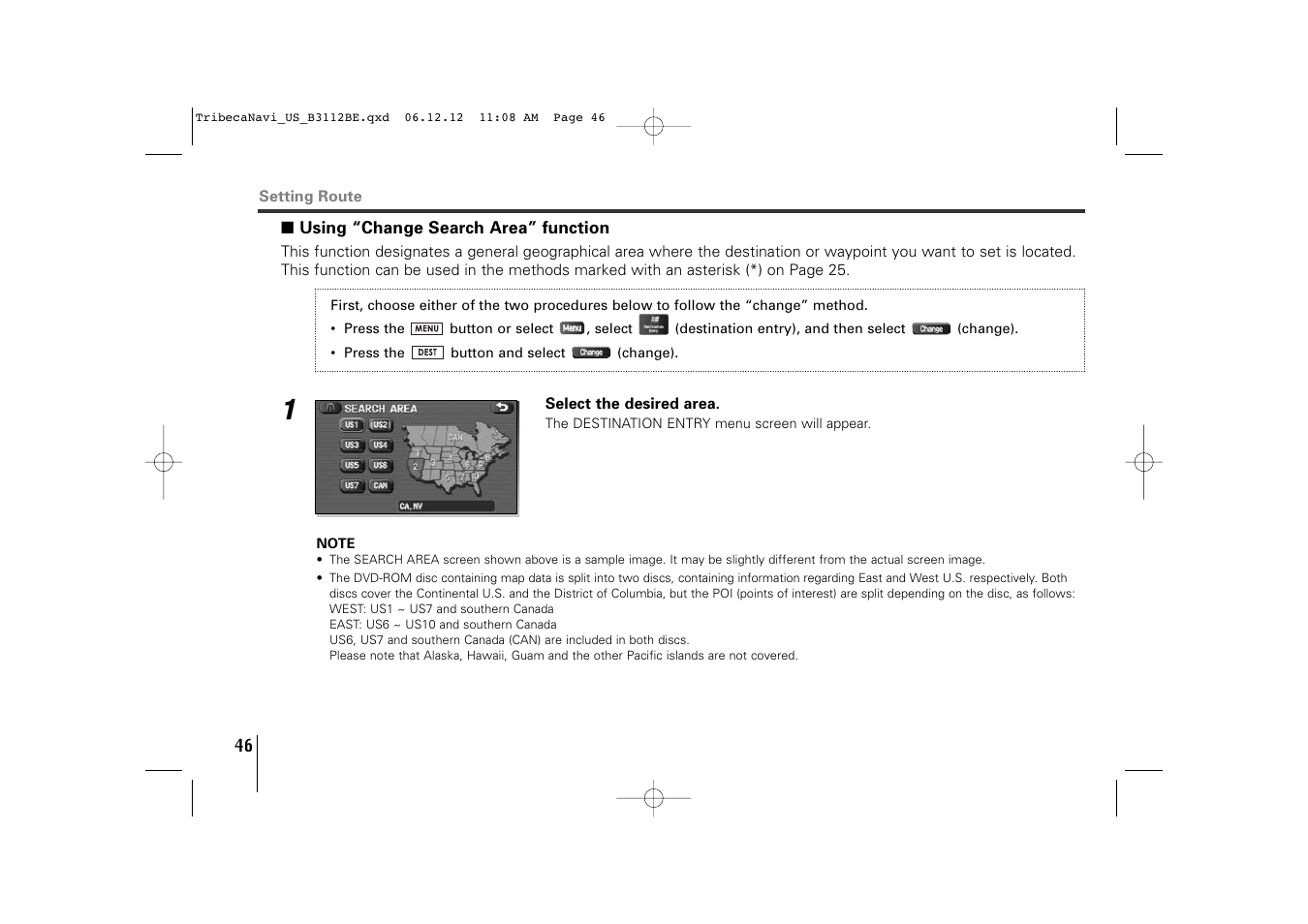 Subaru 2012 Tribeca Navigation System User Manual | Page 47 / 126