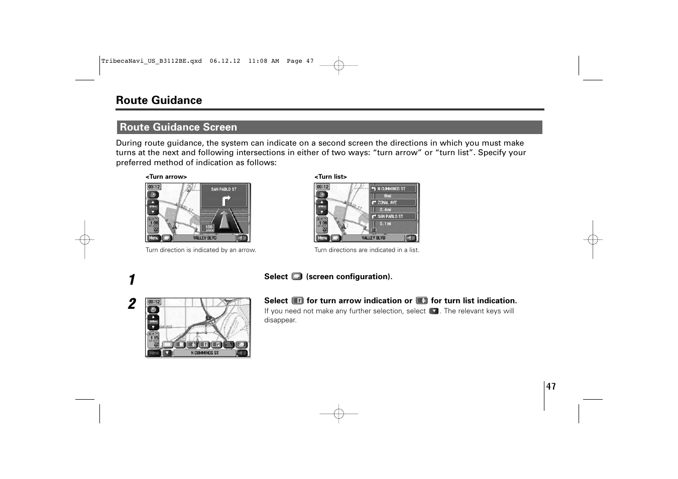 Subaru 2012 Tribeca Navigation System User Manual | Page 48 / 126