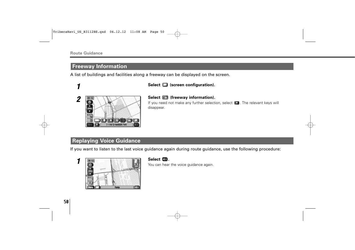 Subaru 2012 Tribeca Navigation System User Manual | Page 51 / 126