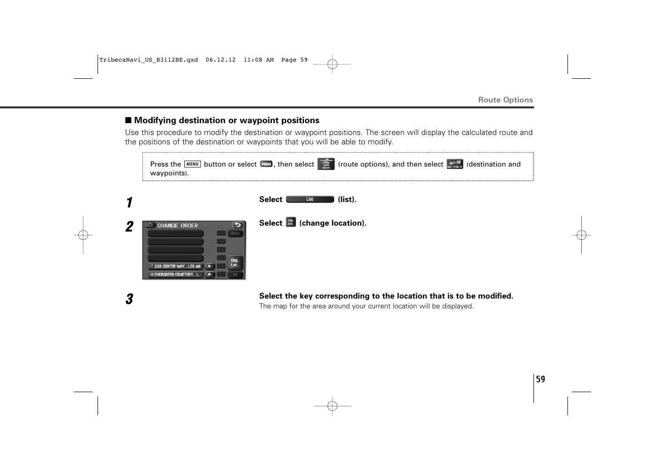 Subaru 2012 Tribeca Navigation System User Manual | Page 60 / 126
