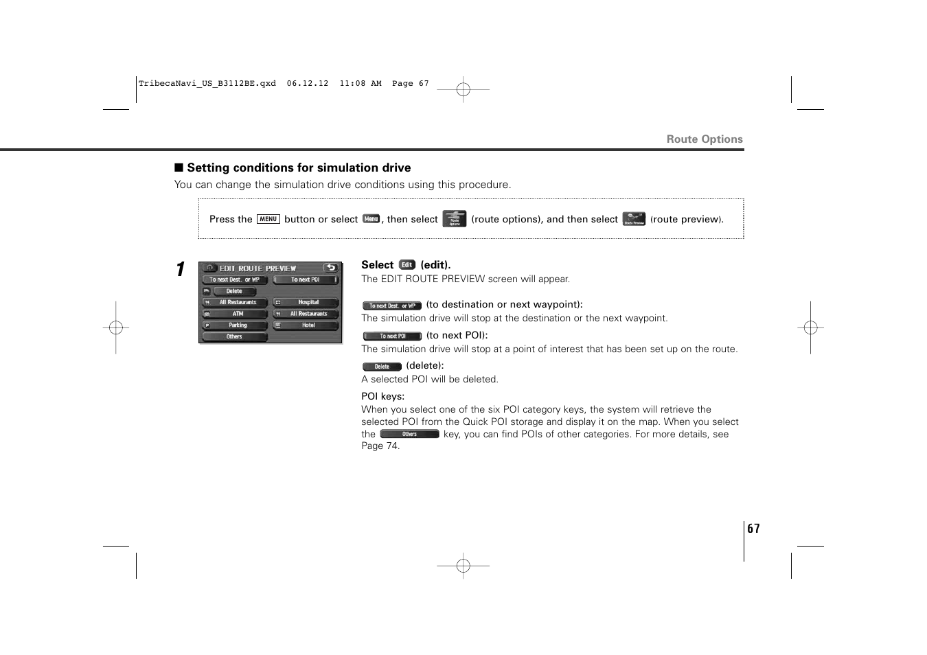 Subaru 2012 Tribeca Navigation System User Manual | Page 68 / 126