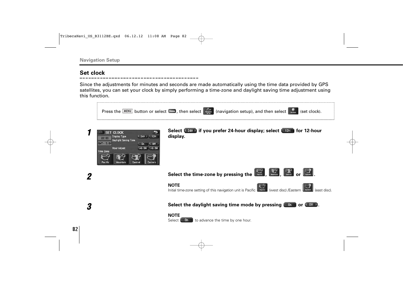 Subaru 2012 Tribeca Navigation System User Manual | Page 83 / 126