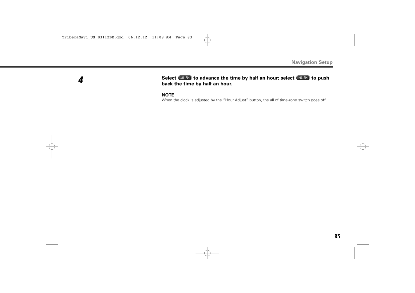 Subaru 2012 Tribeca Navigation System User Manual | Page 84 / 126