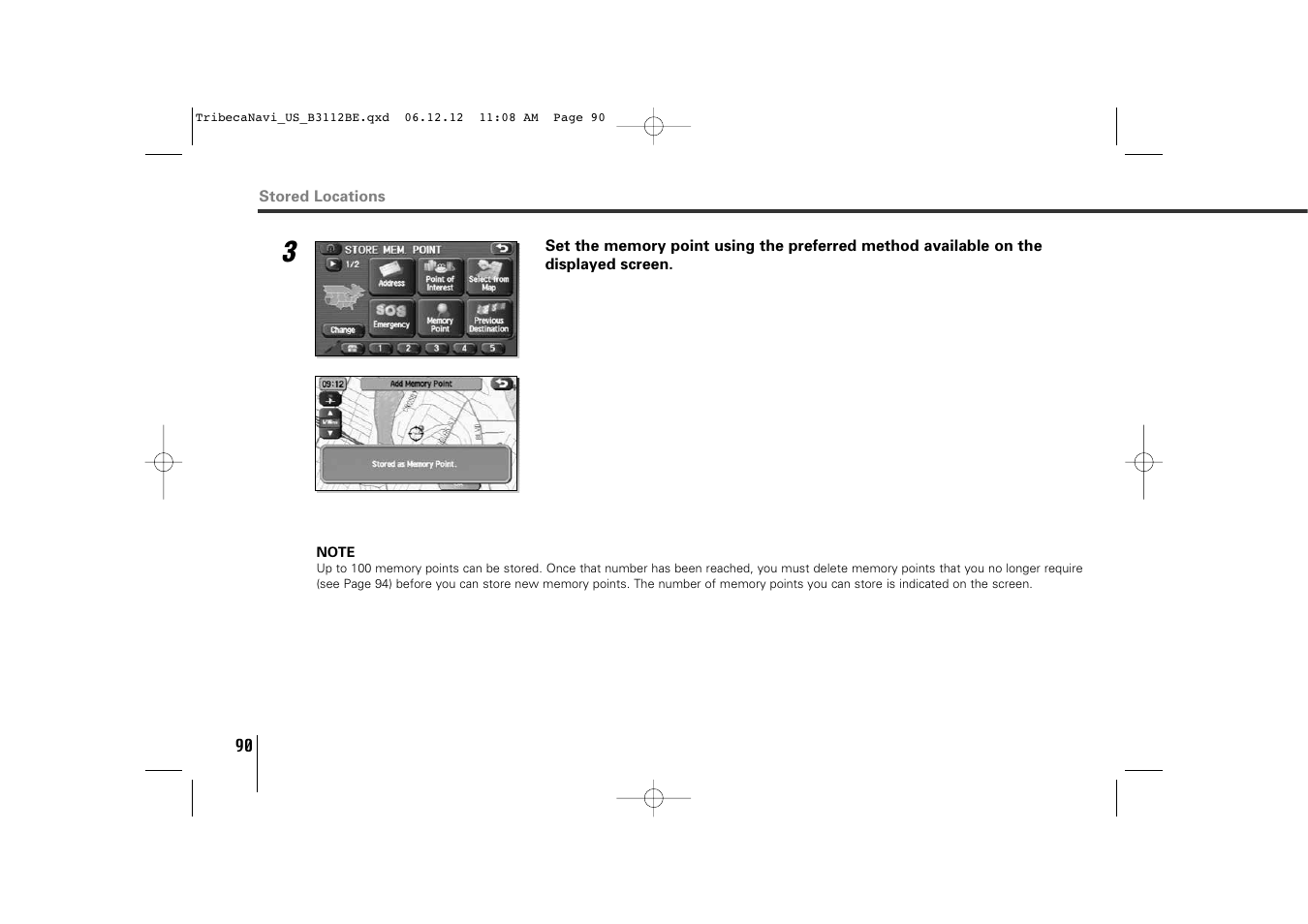 Subaru 2012 Tribeca Navigation System User Manual | Page 91 / 126