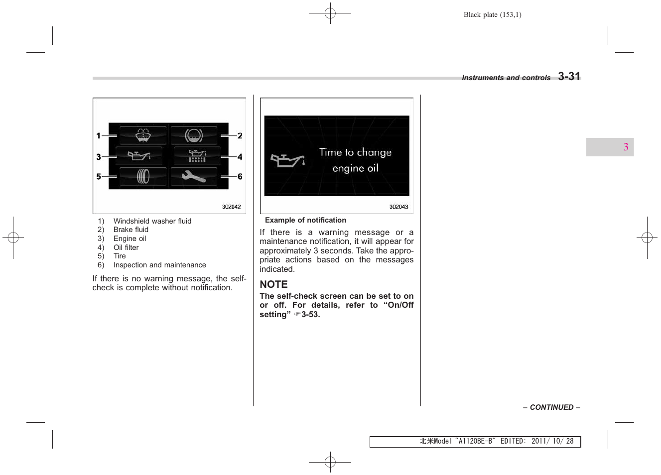 Subaru 2012 Impreza User Manual | Page 145 / 447