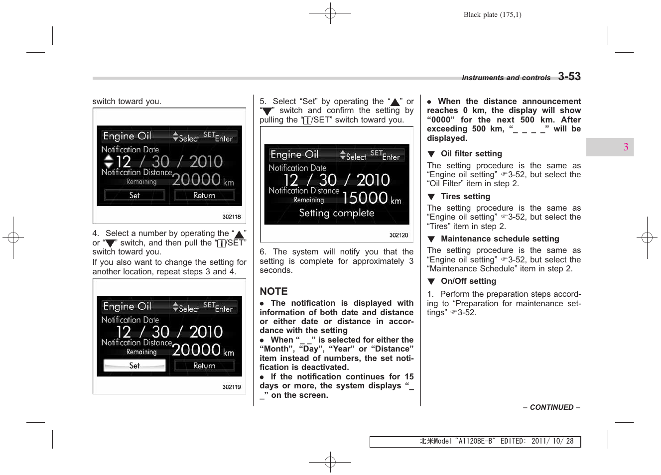 Subaru 2012 Impreza User Manual | Page 167 / 447