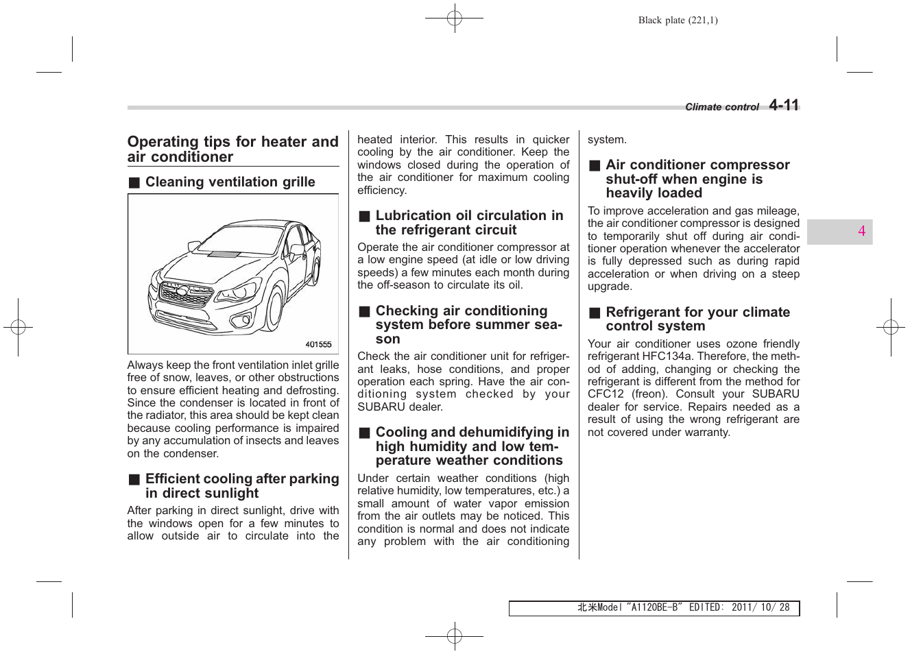 Subaru 2012 Impreza User Manual | Page 209 / 447