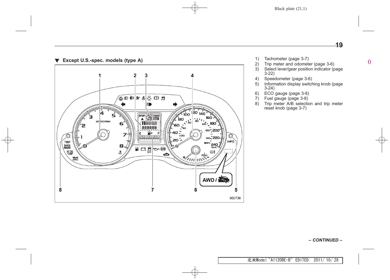 Subaru 2012 Impreza User Manual | Page 23 / 447
