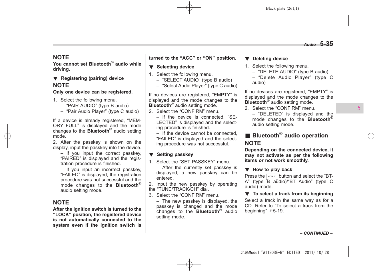 Subaru 2012 Impreza User Manual | Page 247 / 447