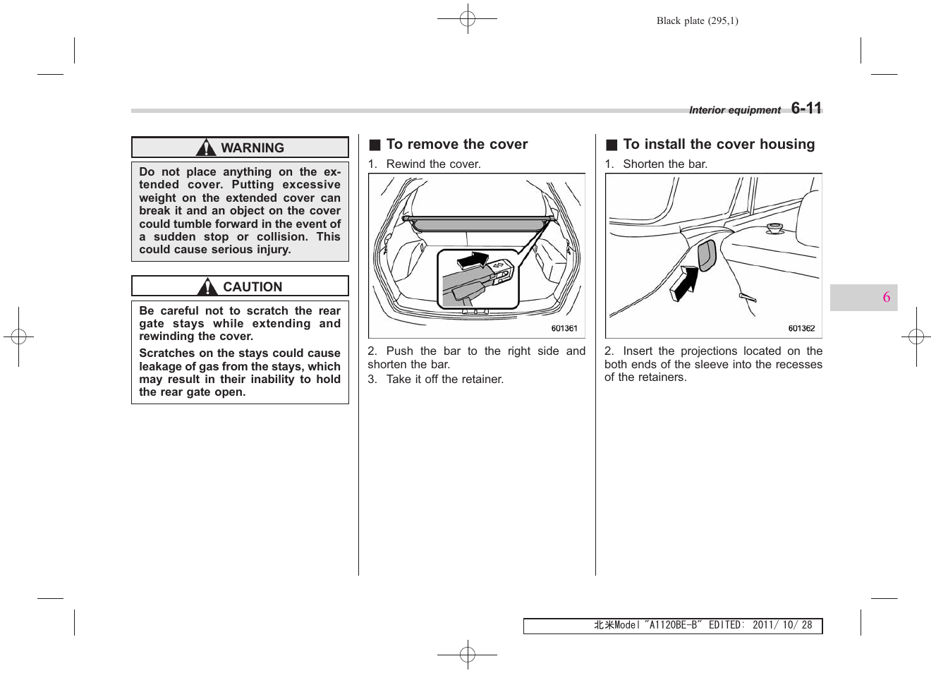 Subaru 2012 Impreza User Manual | Page 275 / 447