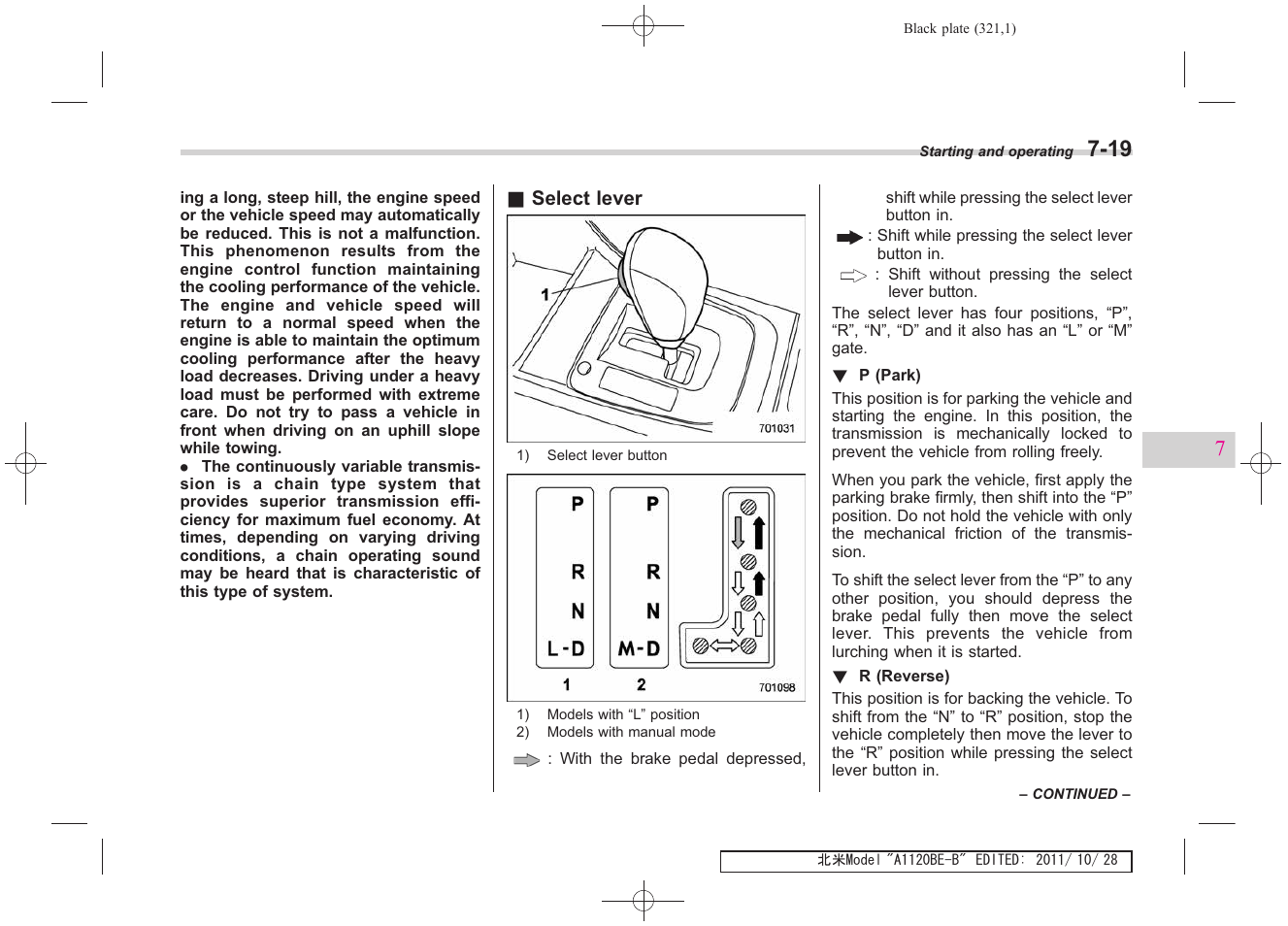 Subaru 2012 Impreza User Manual | Page 295 / 447