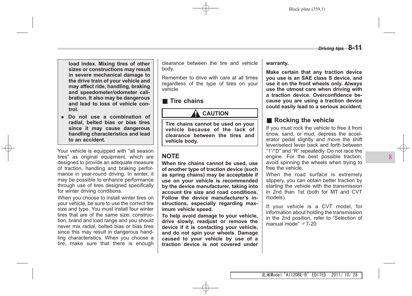 Subaru 2012 Impreza User Manual | Page 327 / 447