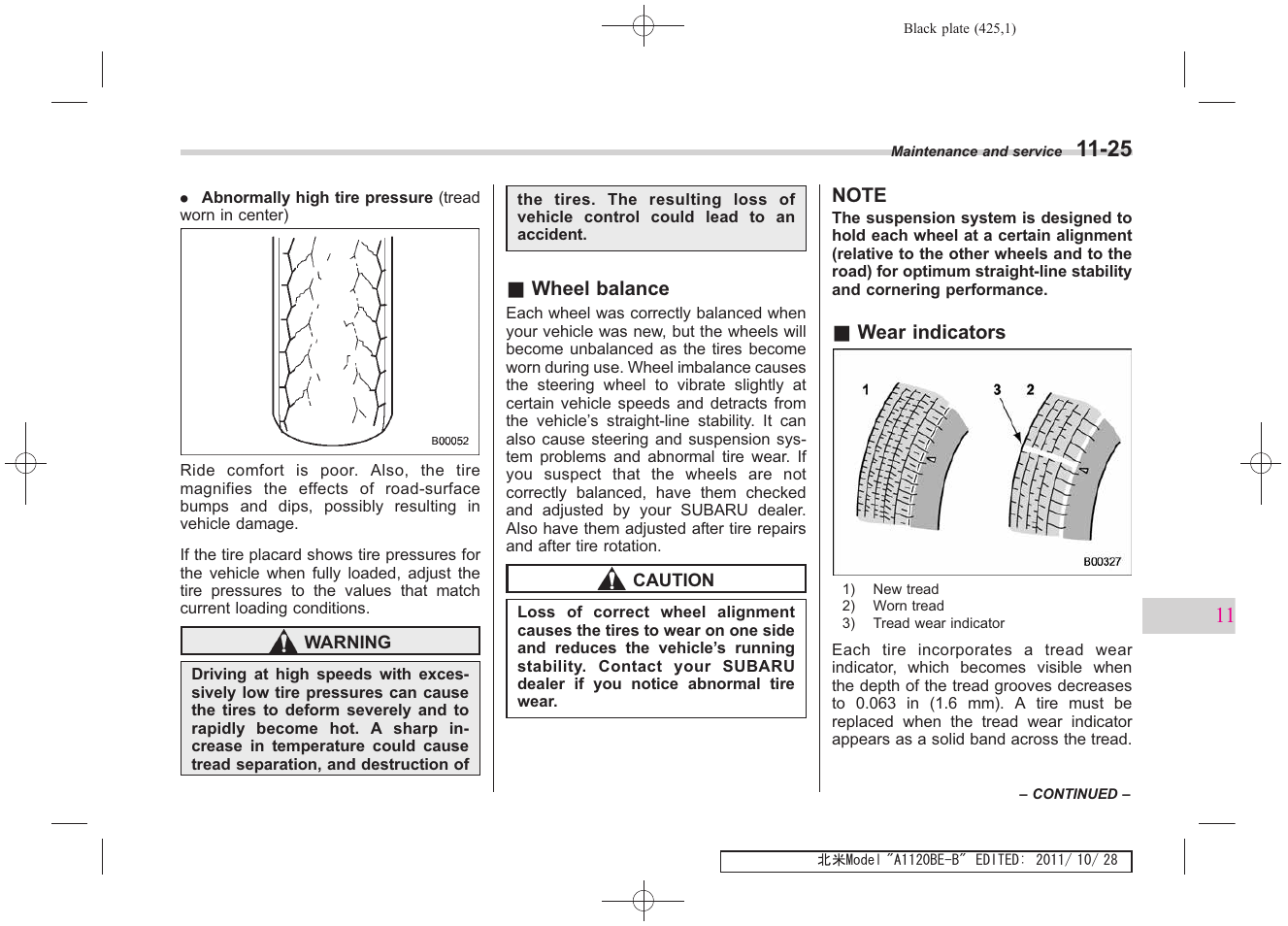 Subaru 2012 Impreza User Manual | Page 379 / 447