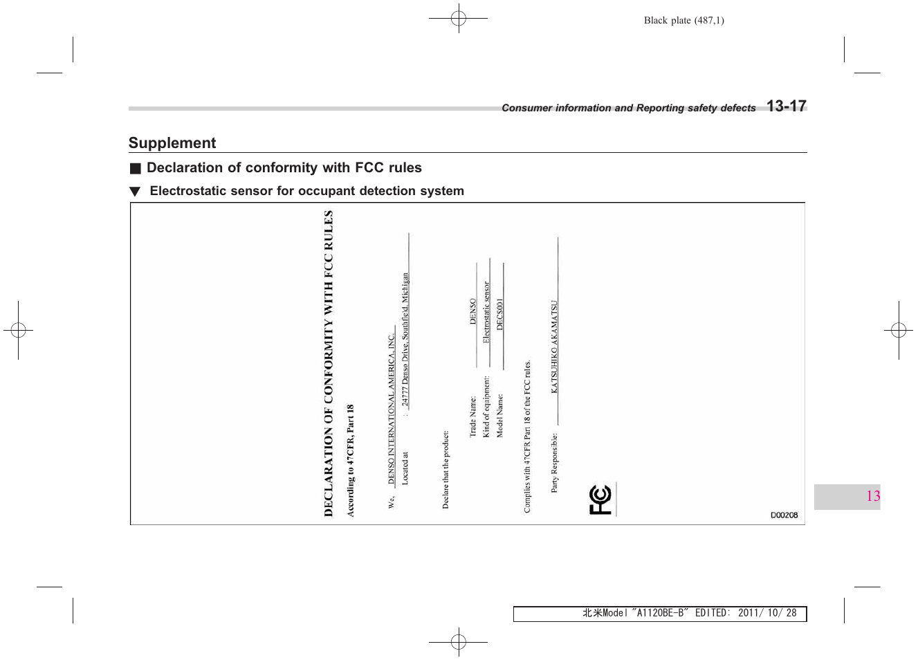 Subaru 2012 Impreza User Manual | Page 433 / 447