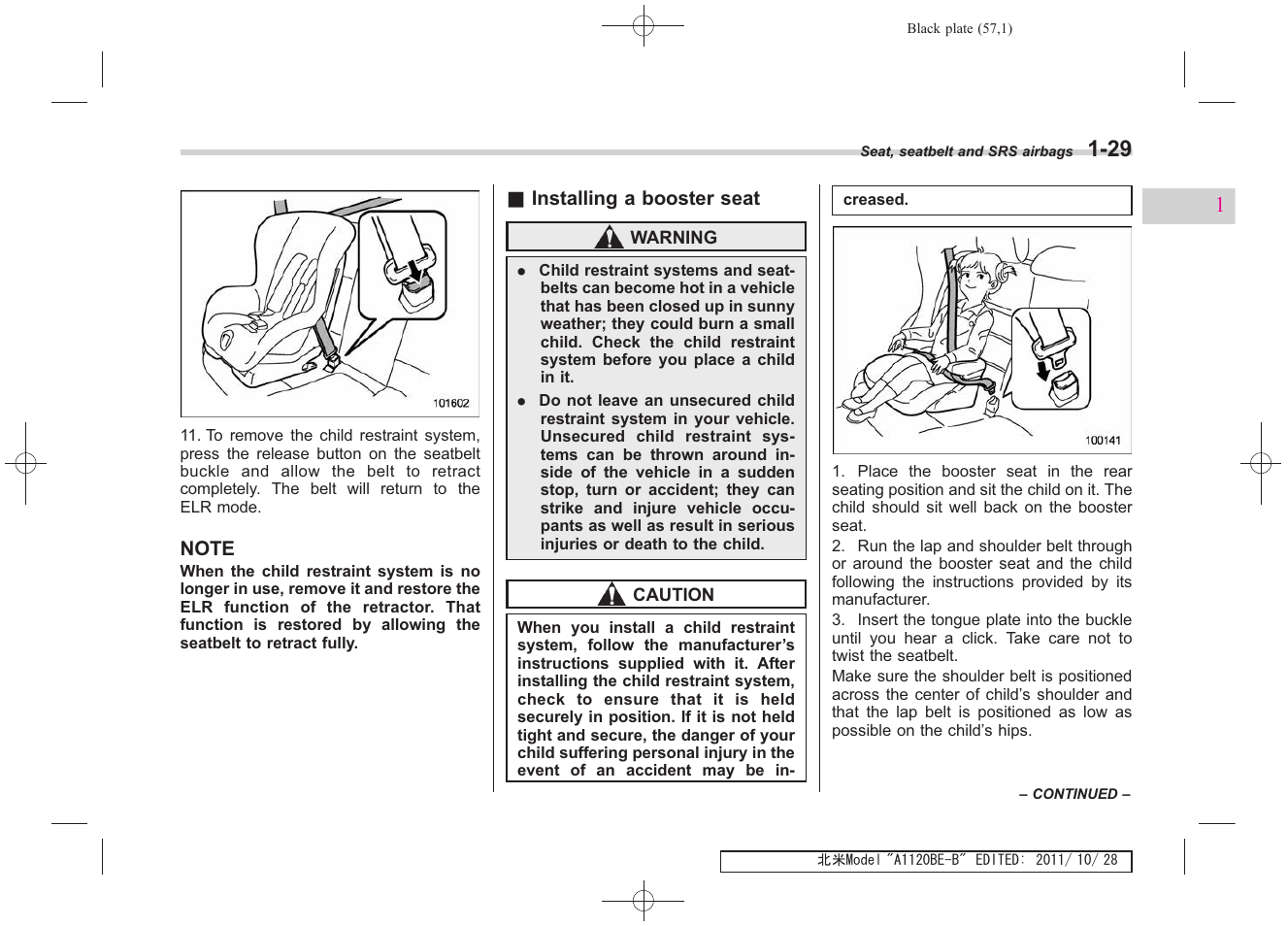 Subaru 2012 Impreza User Manual | Page 57 / 447
