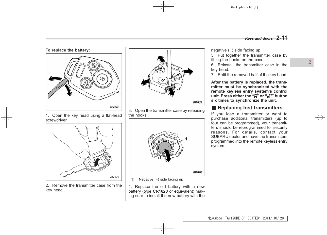 Subaru 2012 Impreza User Manual | Page 99 / 447
