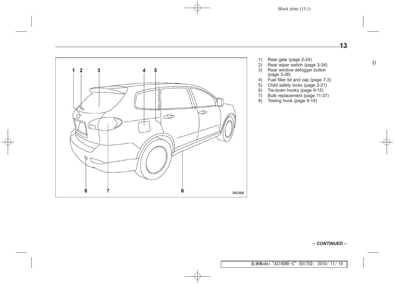 Subaru 2011 Tribeca User Manual | Page 174 / 580