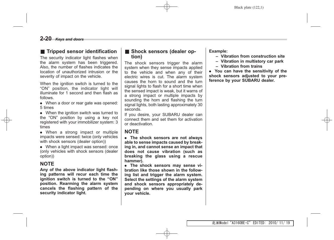 Subaru 2011 Tribeca User Manual | Page 279 / 580