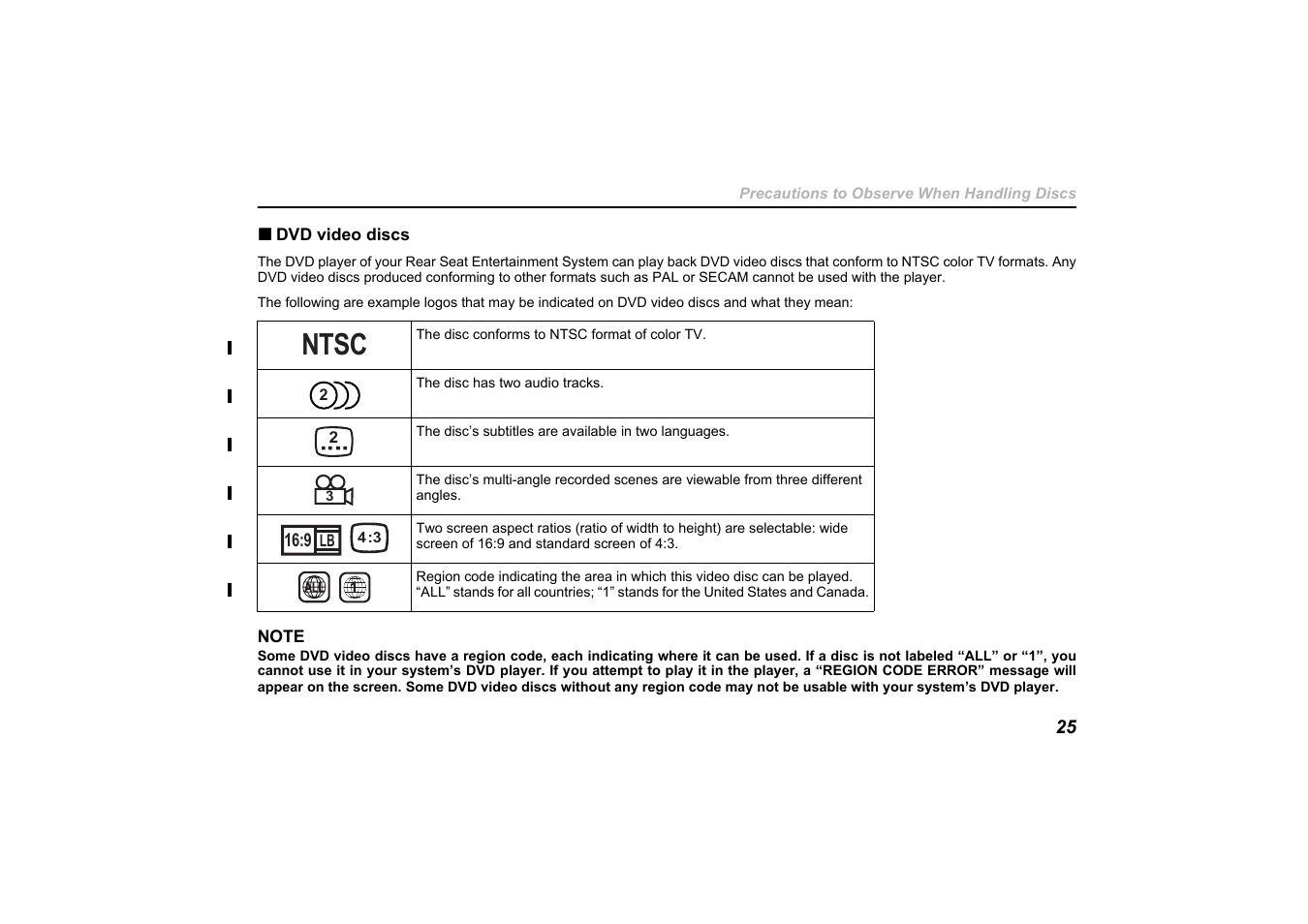 Ntsc | Subaru 2011 Tribeca User Manual | Page 99 / 580