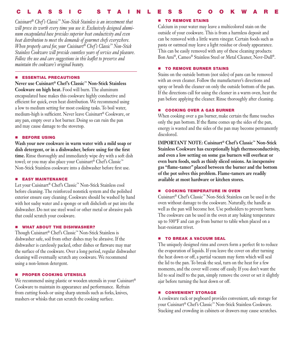 Cuisinart IB-5756 User Manual | Page 2 / 2