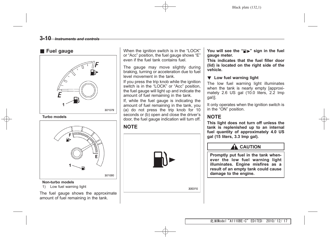 Subaru 2011 Impreza WRX User Manual | Page 130 / 459