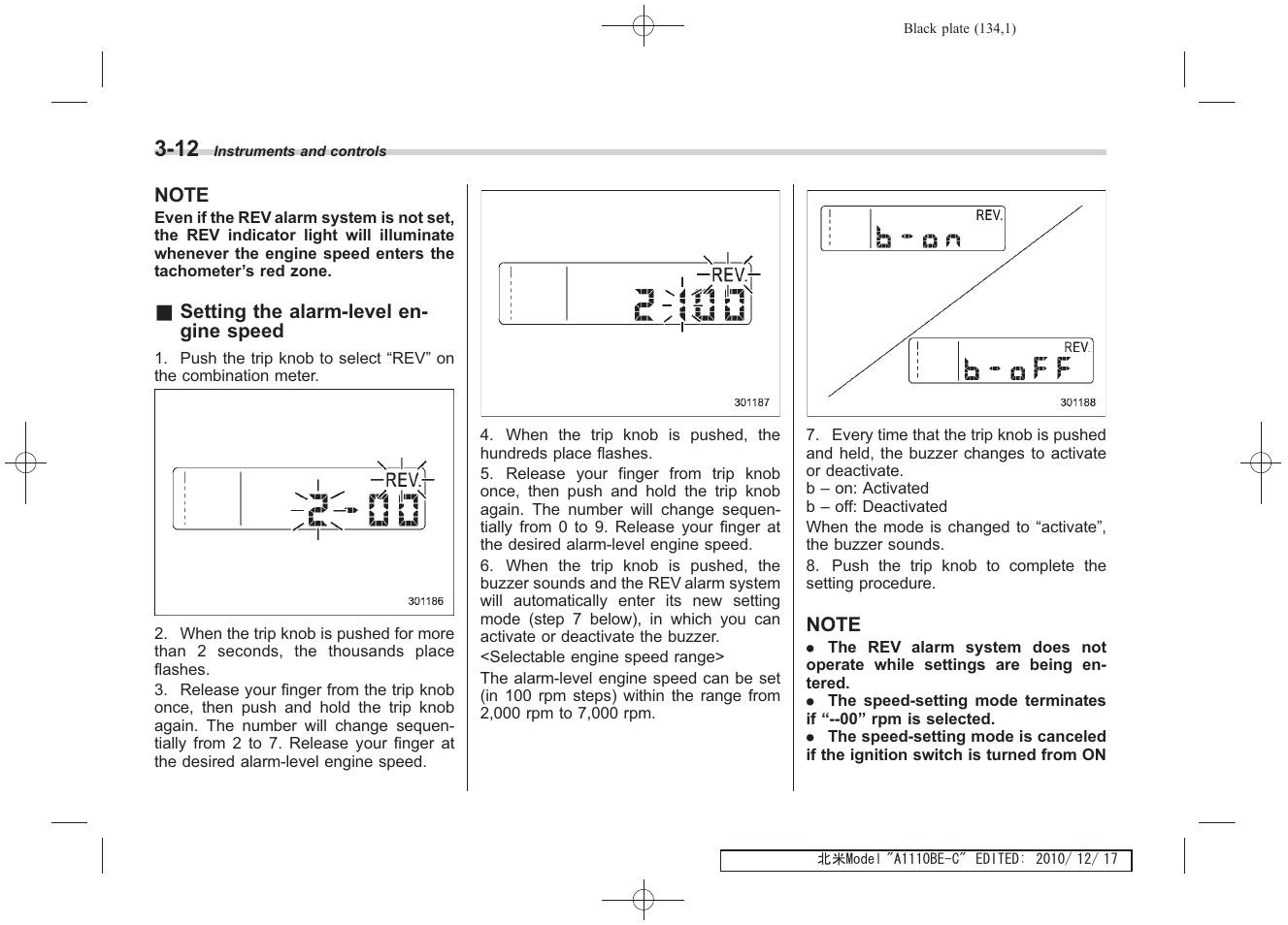 Subaru 2011 Impreza WRX User Manual | Page 132 / 459