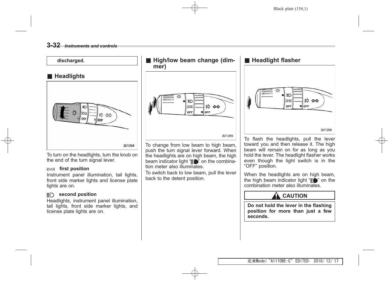 Subaru 2011 Impreza WRX User Manual | Page 152 / 459