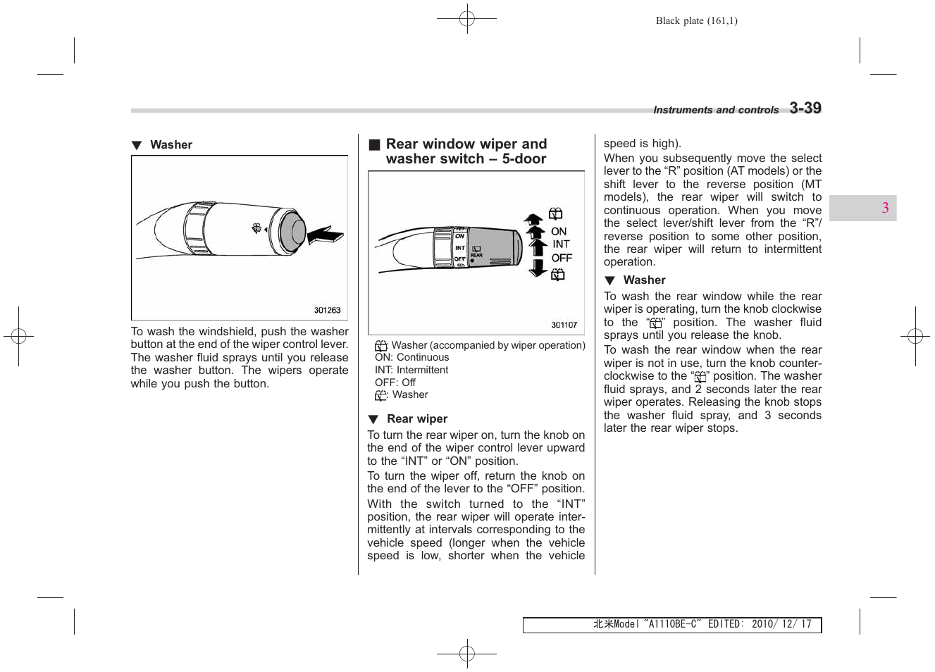 Subaru 2011 Impreza WRX User Manual | Page 159 / 459