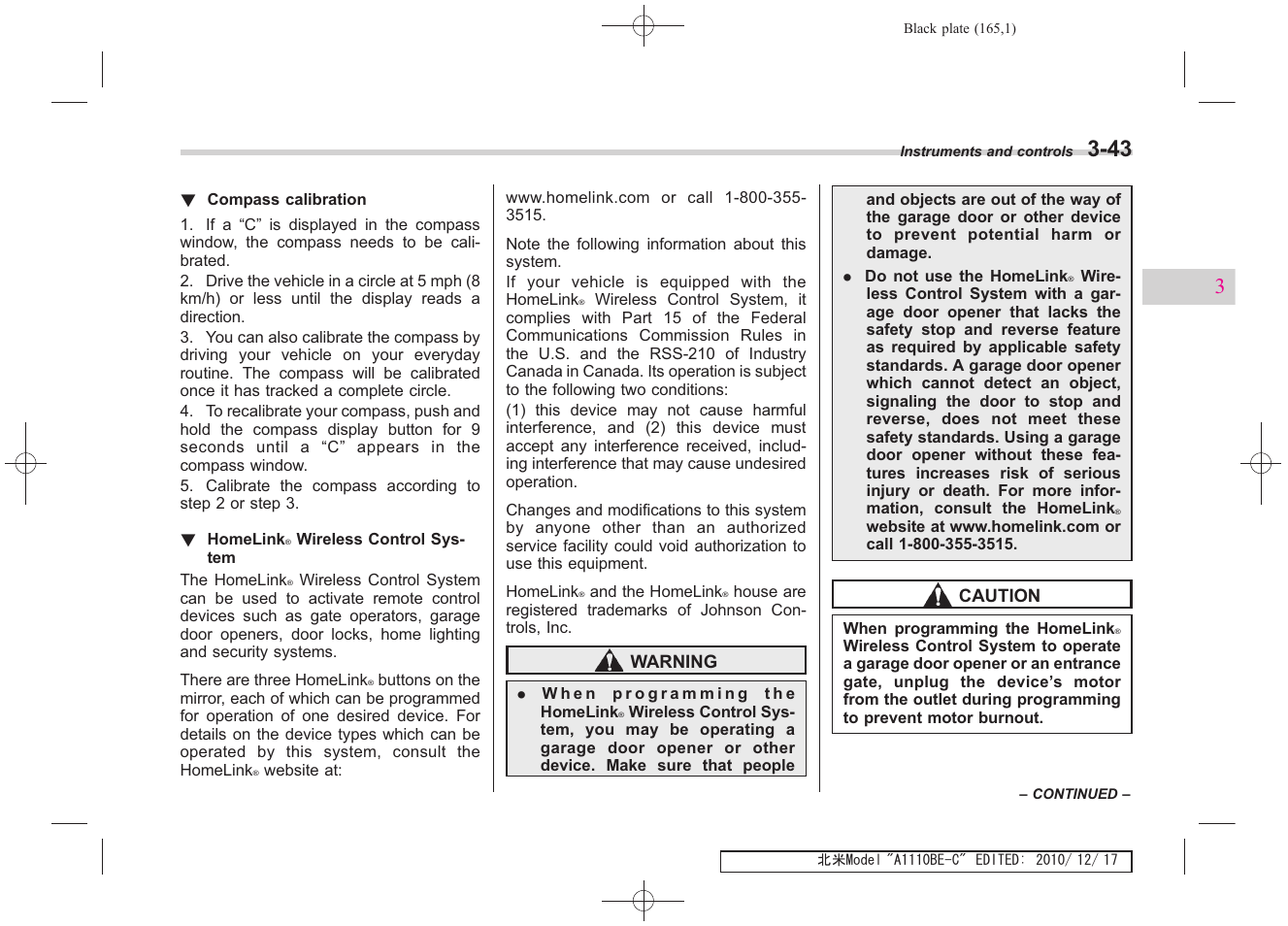 Subaru 2011 Impreza WRX User Manual | Page 163 / 459