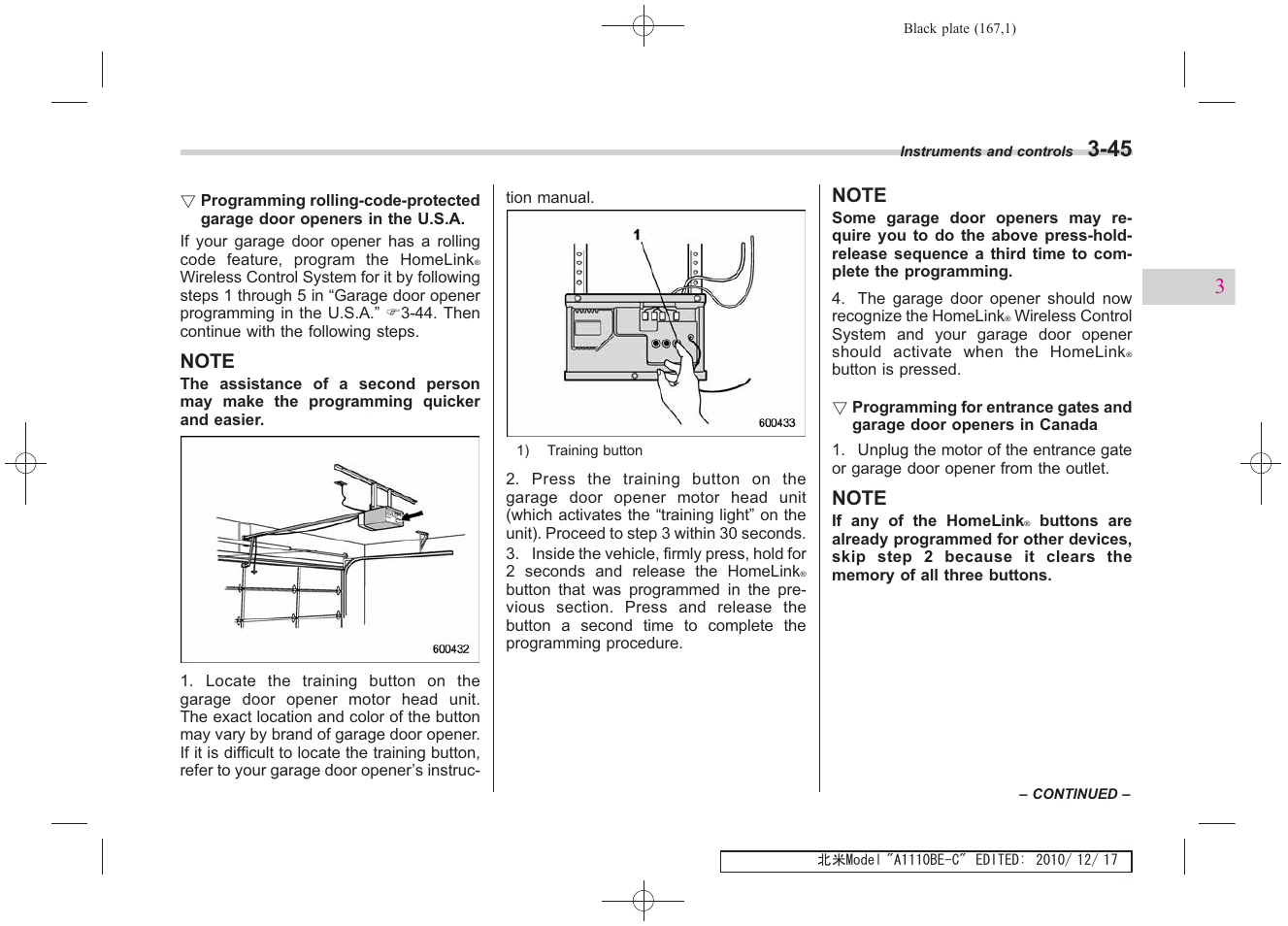 Subaru 2011 Impreza WRX User Manual | Page 165 / 459