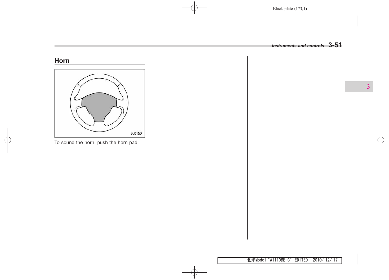 Subaru 2011 Impreza WRX User Manual | Page 171 / 459