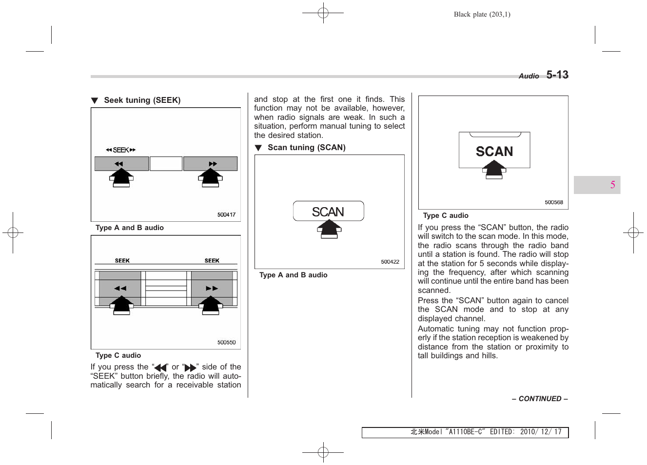 Subaru 2011 Impreza WRX User Manual | Page 201 / 459