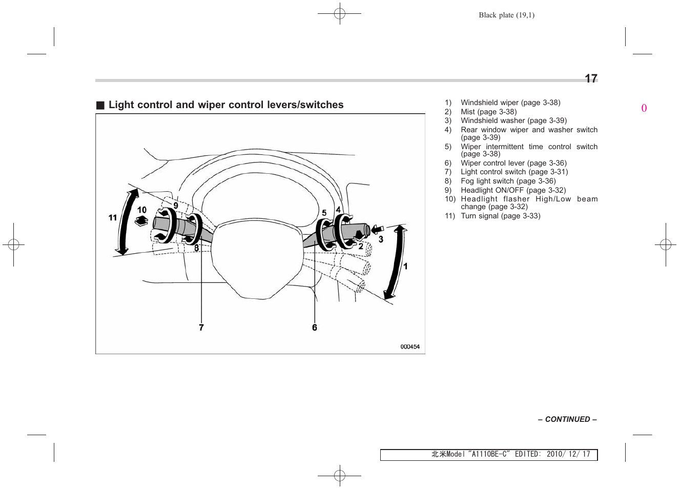 Subaru 2011 Impreza WRX User Manual | Page 21 / 459