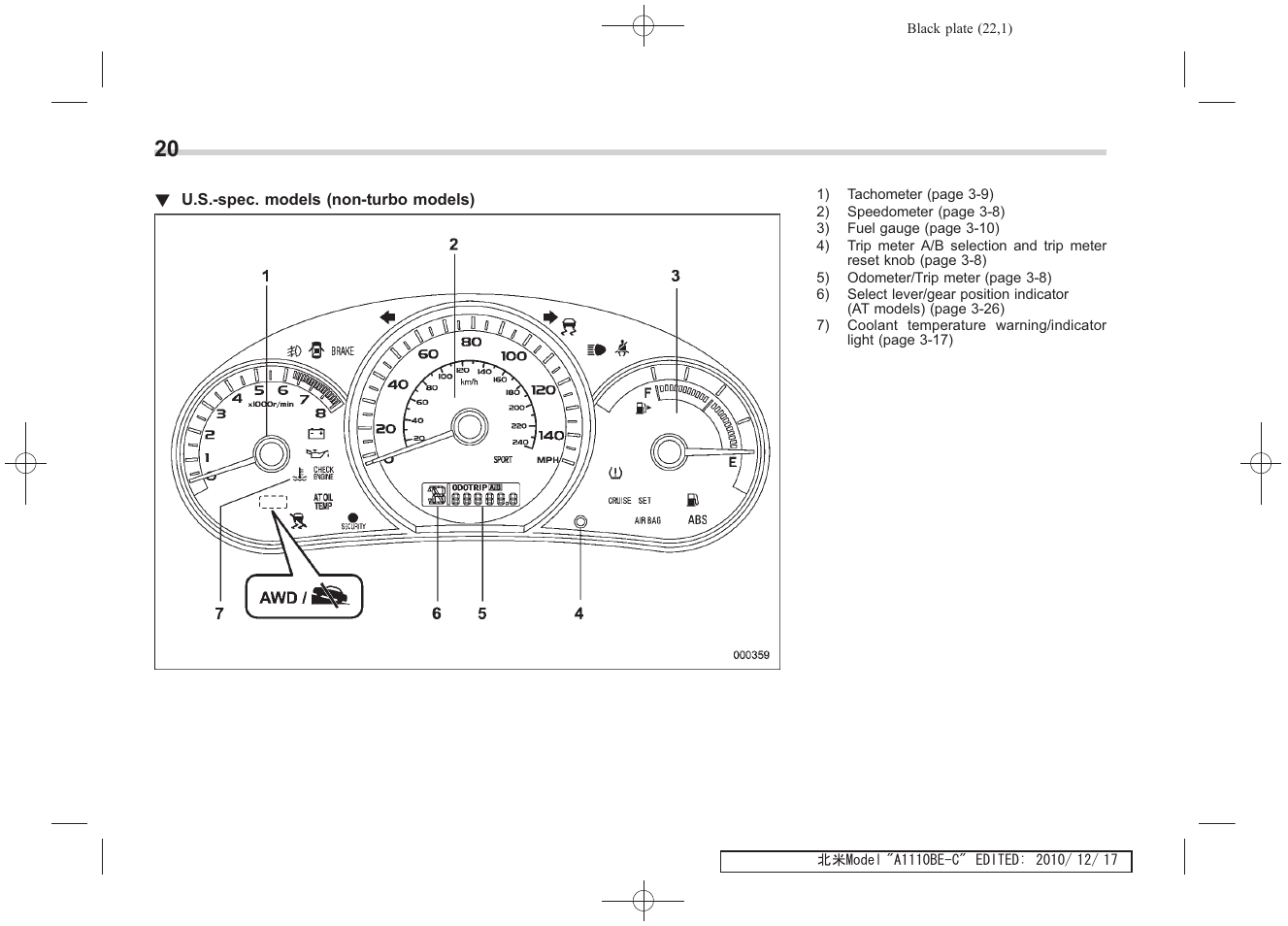 Subaru 2011 Impreza WRX User Manual | Page 24 / 459