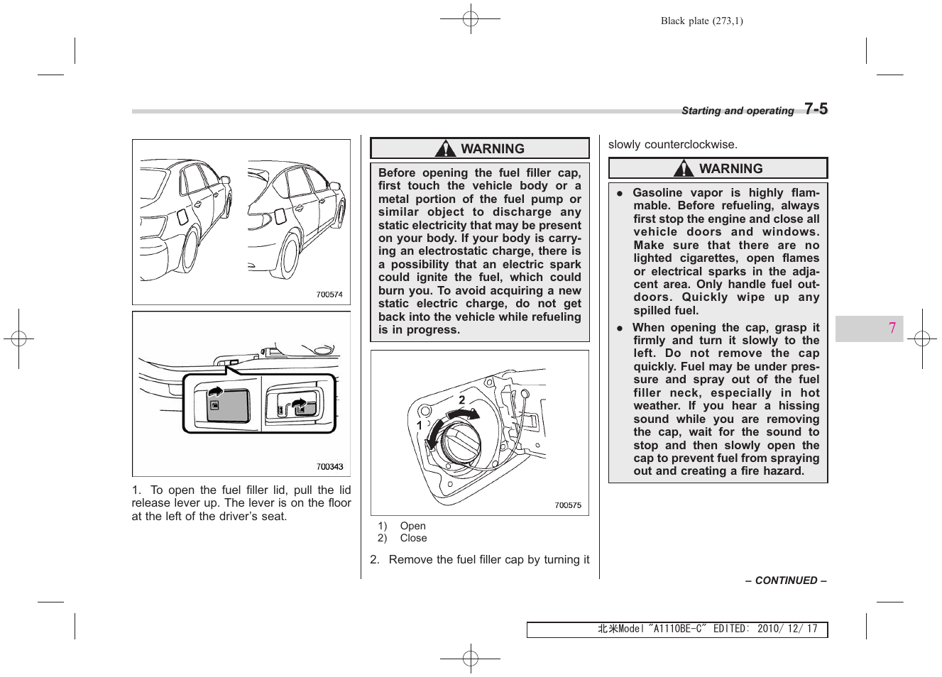 Subaru 2011 Impreza WRX User Manual | Page 269 / 459