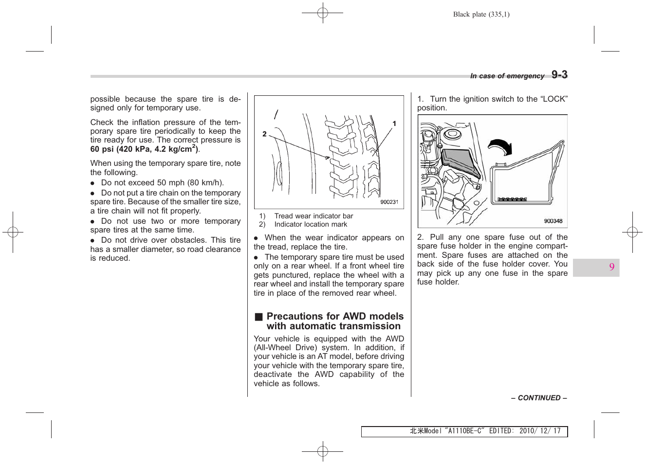 Subaru 2011 Impreza WRX User Manual | Page 331 / 459