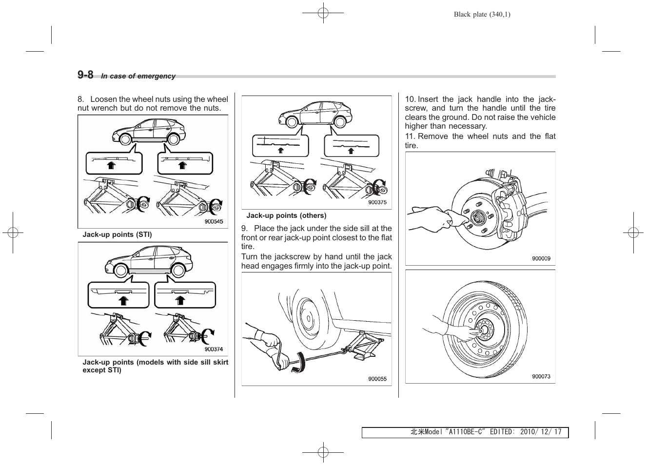 Subaru 2011 Impreza WRX User Manual | Page 336 / 459