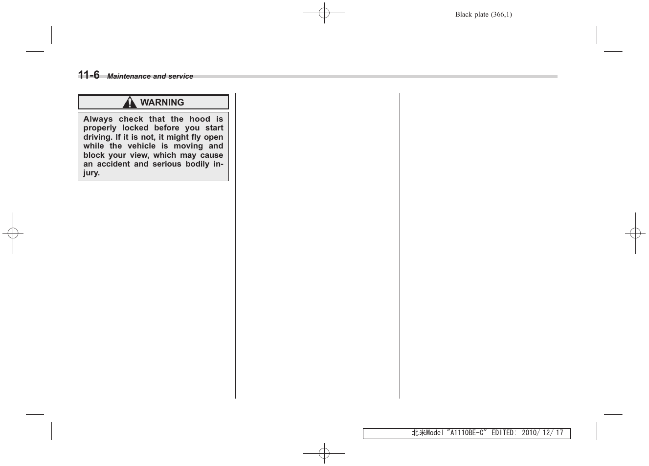 Subaru 2011 Impreza WRX User Manual | Page 360 / 459