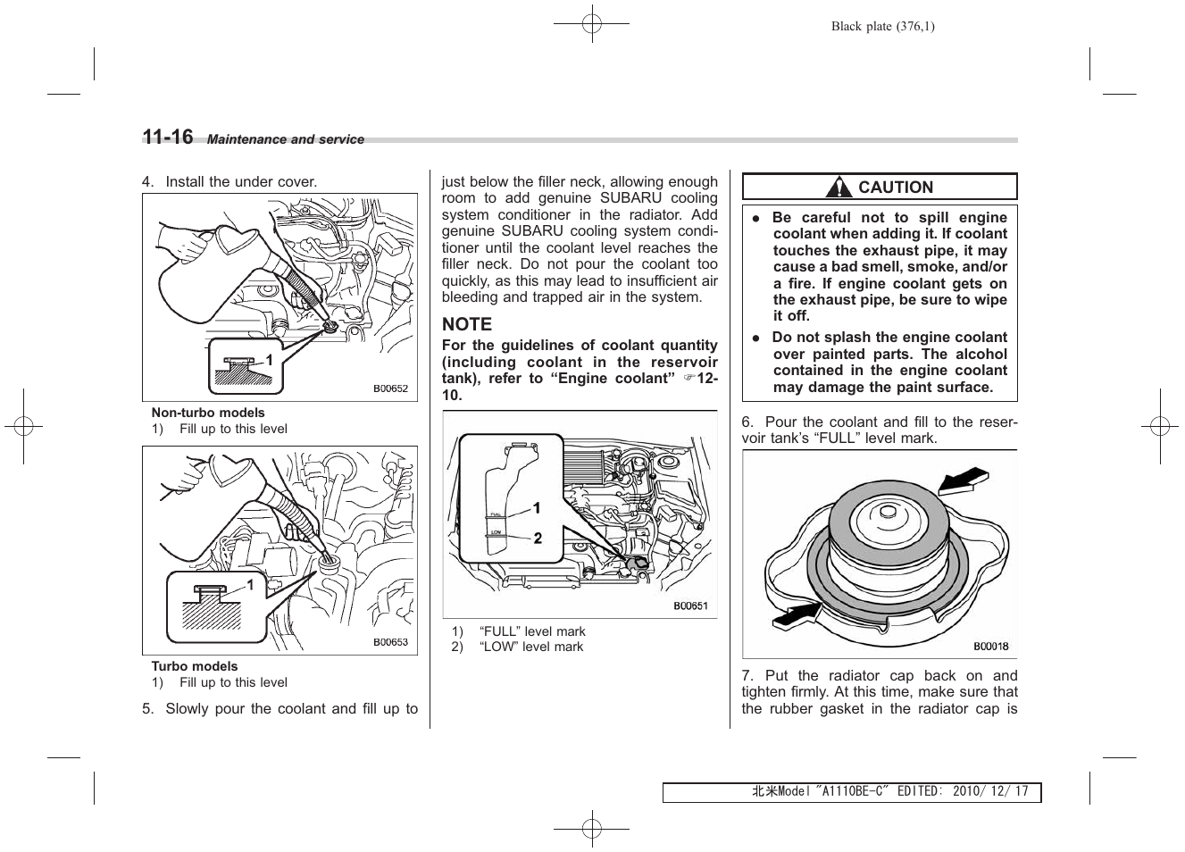 Subaru 2011 Impreza WRX User Manual | Page 370 / 459