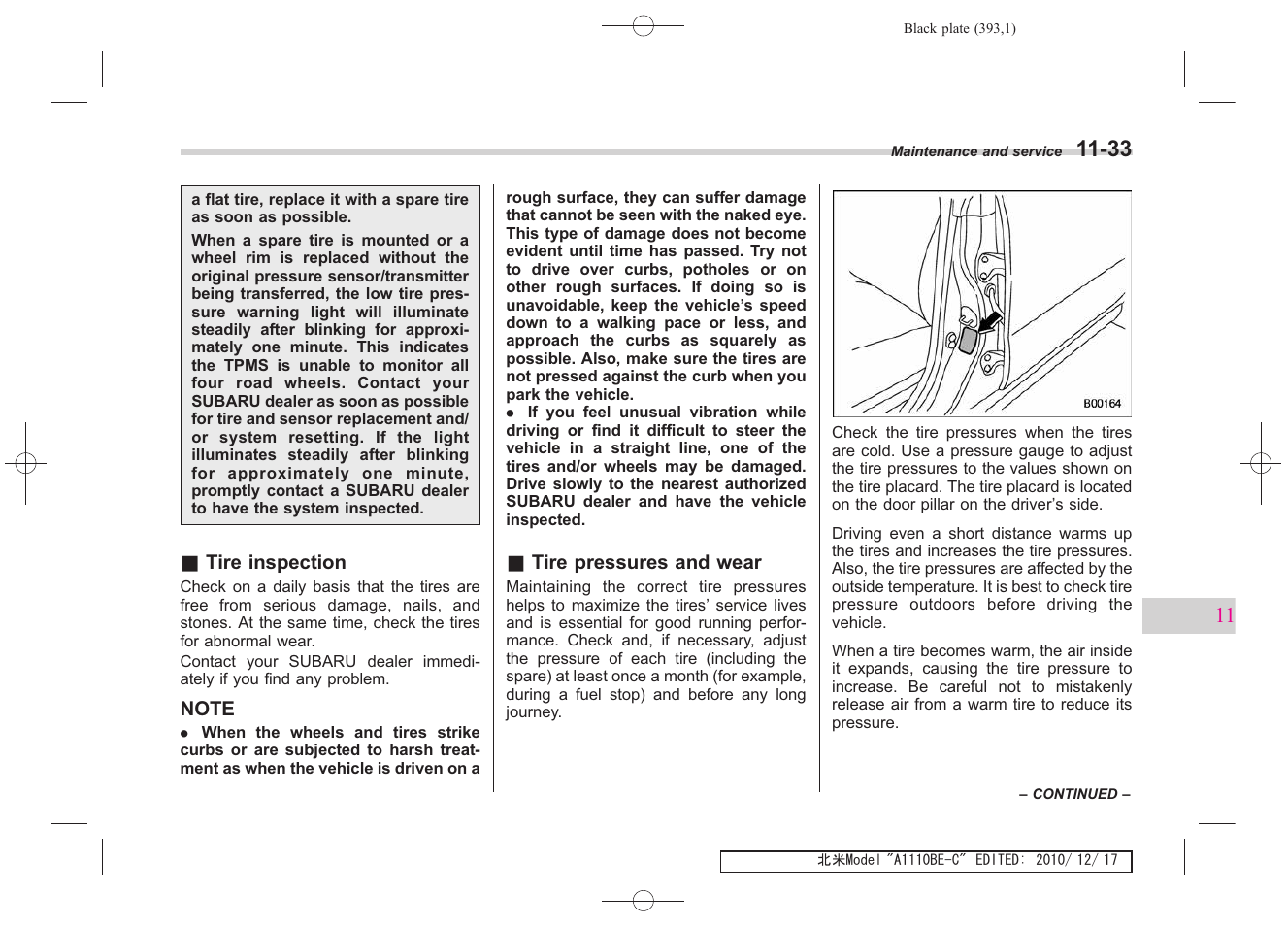 Subaru 2011 Impreza WRX User Manual | Page 387 / 459