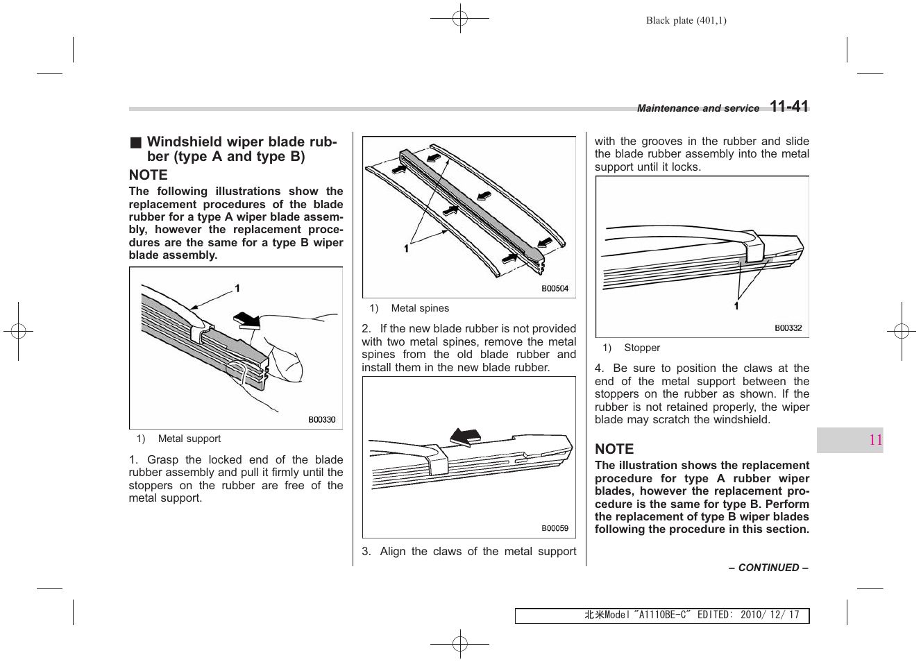 Subaru 2011 Impreza WRX User Manual | Page 395 / 459