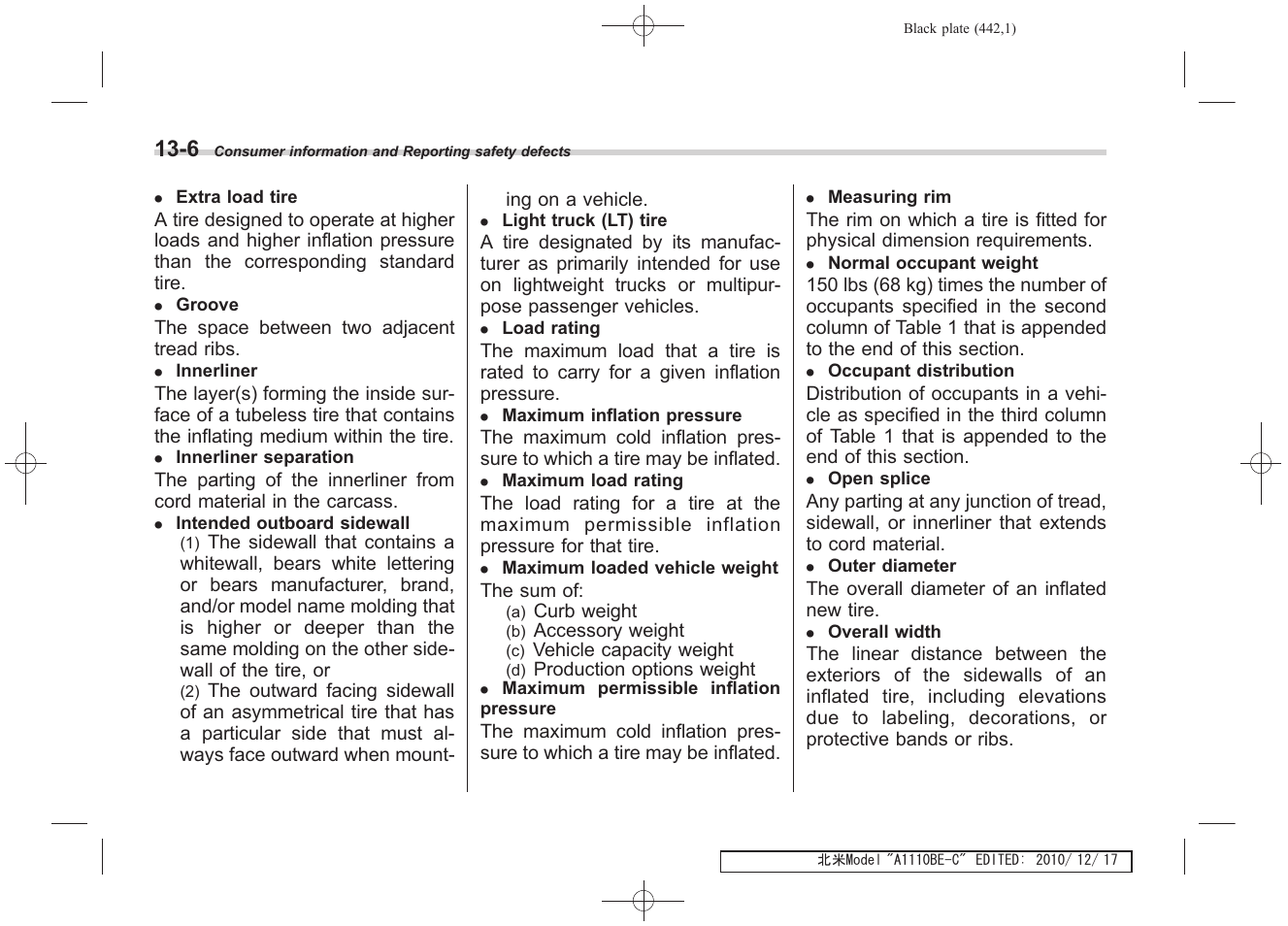 Subaru 2011 Impreza WRX User Manual | Page 436 / 459