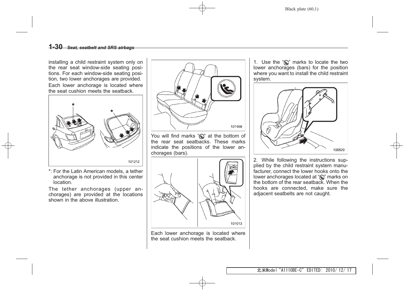 Subaru 2011 Impreza WRX User Manual | Page 62 / 459