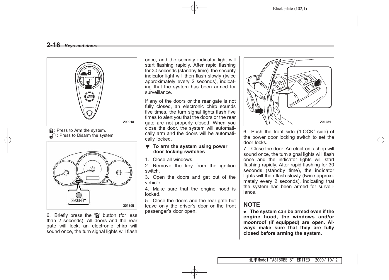 Subaru 2010 Forester User Manual | Page 113 / 414