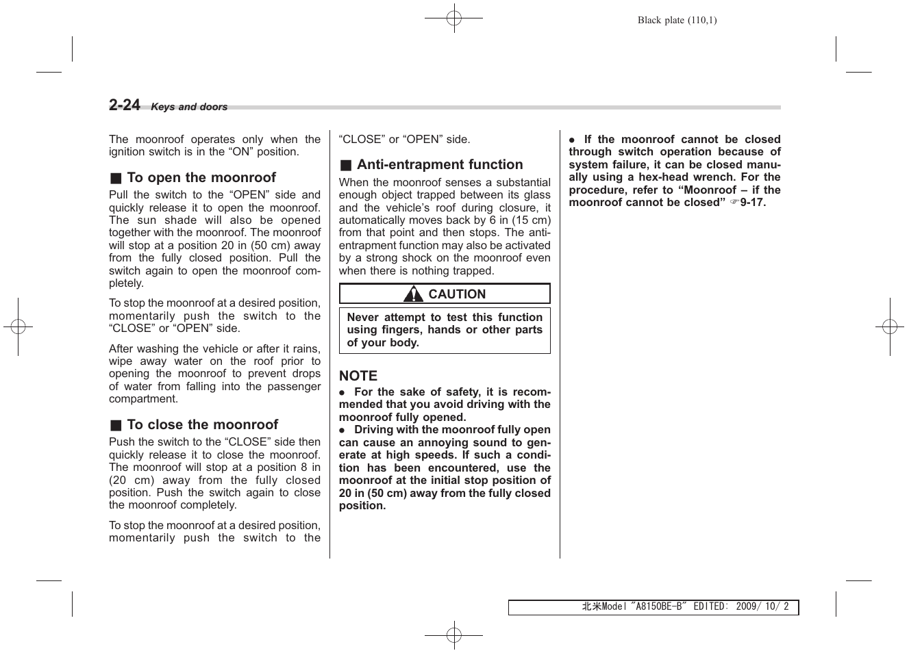 Subaru 2010 Forester User Manual | Page 121 / 414