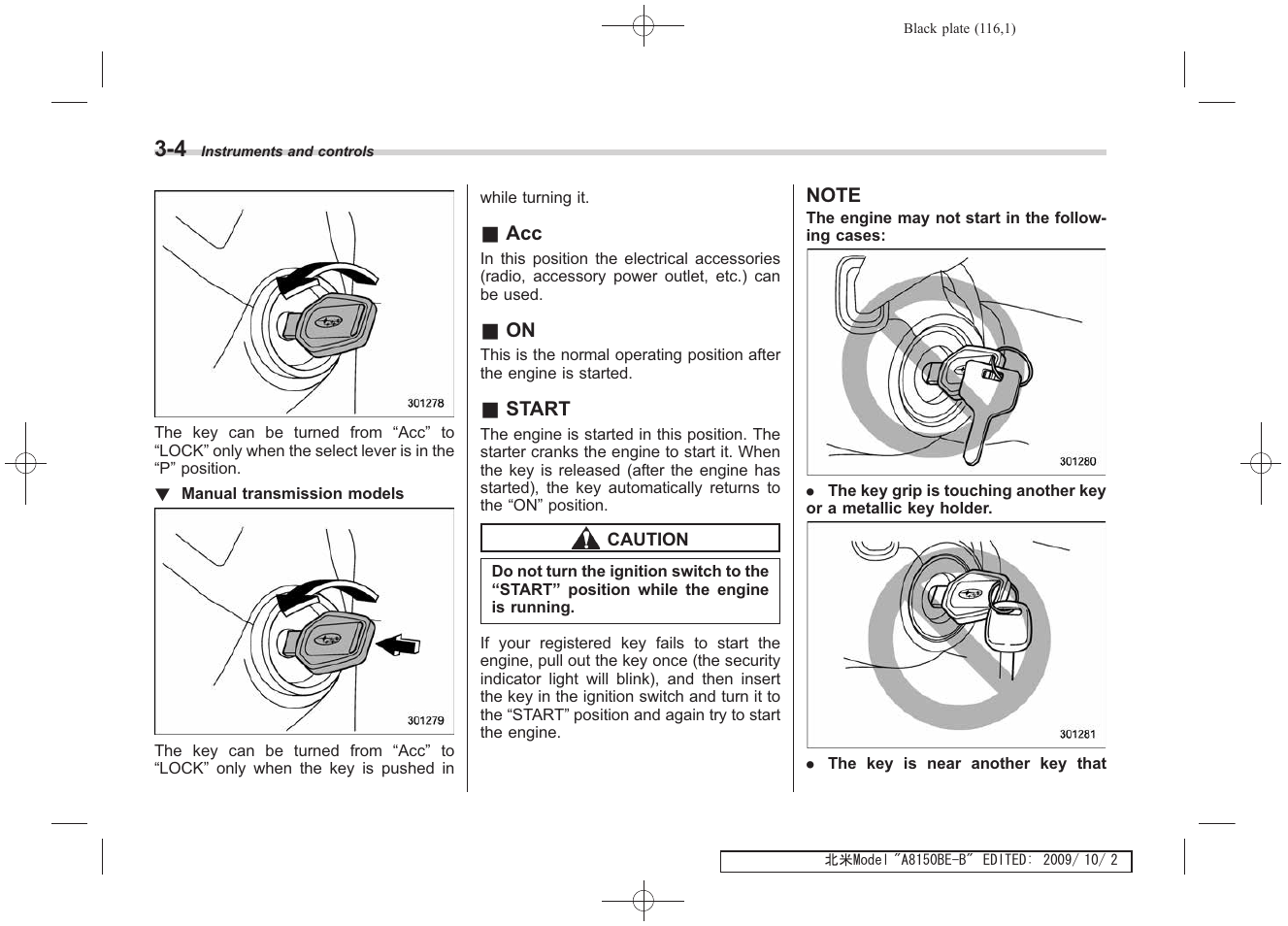 Subaru 2010 Forester User Manual | Page 127 / 414