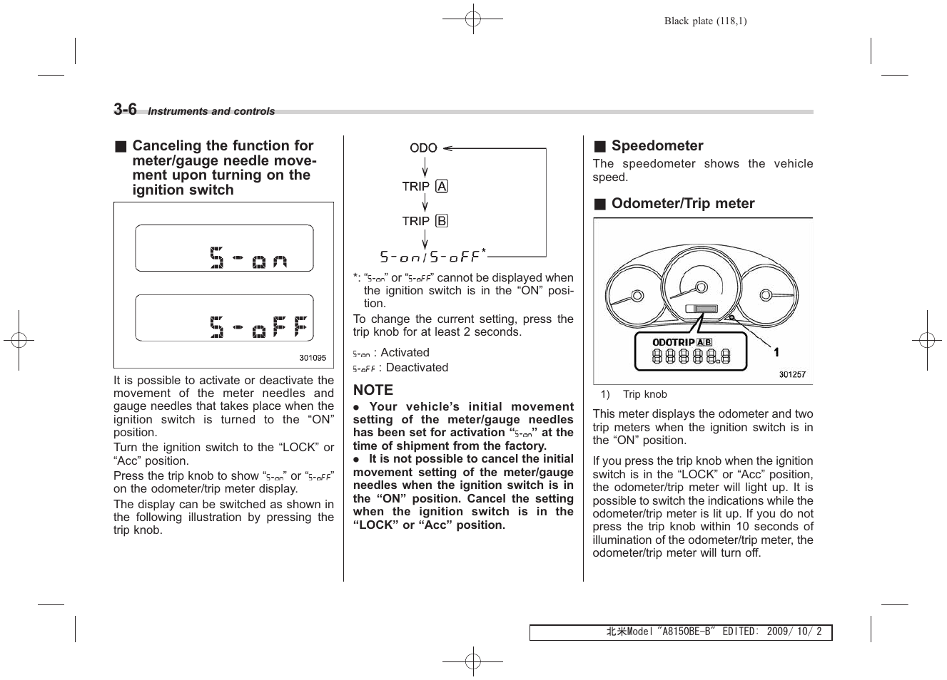 Subaru 2010 Forester User Manual | Page 129 / 414