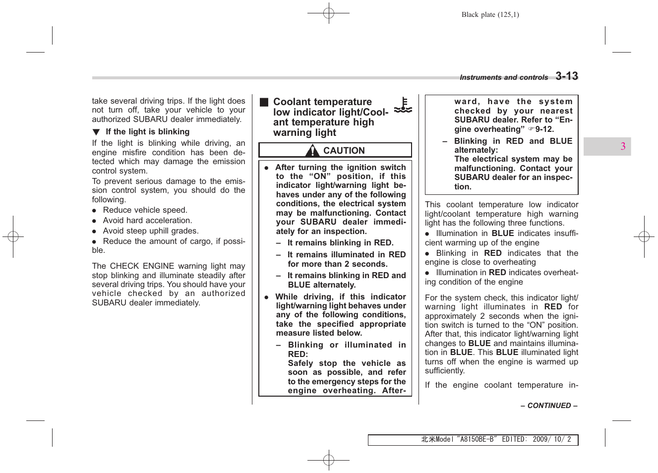 Subaru 2010 Forester User Manual | Page 136 / 414