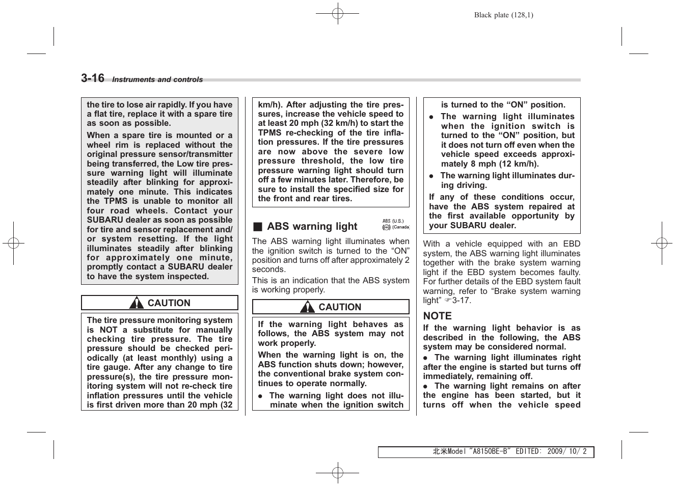 Subaru 2010 Forester User Manual | Page 139 / 414